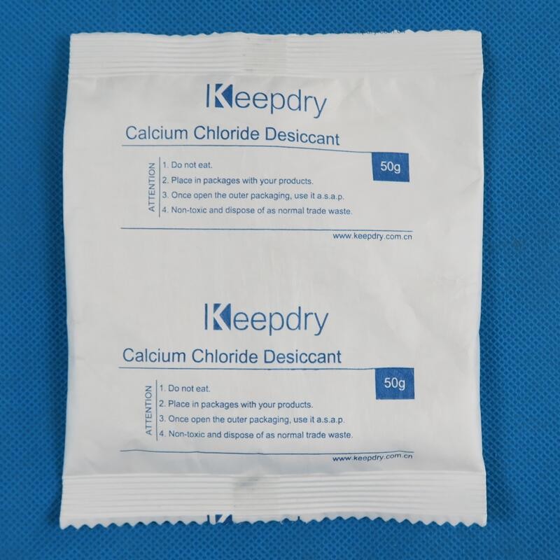50 grams of calcium chloride desiccant